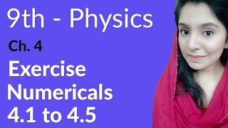 Matric part 1 Physics ch 4 Exercise Numerical 41 to 45Turning Effect of Forces9th Physics [upl. by Ila]