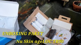 Unboxing Paket Diet Belasan Juta Rupiah Nu Skin ageLOC TR90 [upl. by Frankhouse]