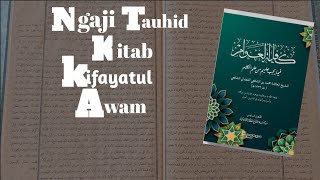 25 kitab kifayatul awam hal 5758 sifat kalam [upl. by Riana]