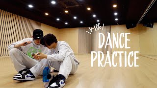 ampAUDITION boys Dance Practice Vlog [upl. by Esiuol]