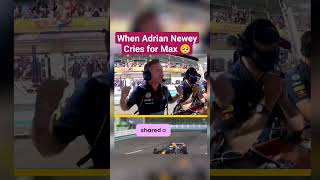 Adrian Newey Cries at Max Championship winning Moment shorts f1 abudhabigp [upl. by Meeks]