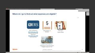 Optum Financial Eligible Expenses webinar for HSA FSA and LFSA members [upl. by Korella]