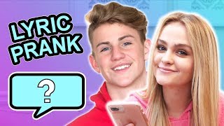 SONG LYRIC PRANK CONFESSION vs MattyBRaps [upl. by Enerahs394]