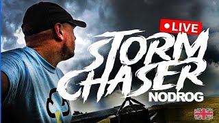 🔴 STORM CHASING nr OLDHAM  LIVE [upl. by Noami]