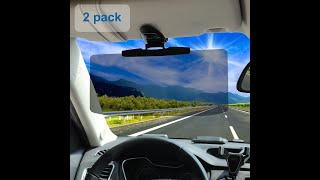 LUKETURE Universal Anti Glare Sun Visor Extender [upl. by Jeana]