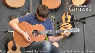 Lowden F35 40th Anniversary CocoboloRedwood sound impression by Eddie van der Meer [upl. by Kusin894]