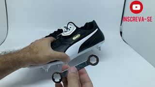 UNBOXING  CHUTEIRA PUMA KING SG [upl. by Louisette]