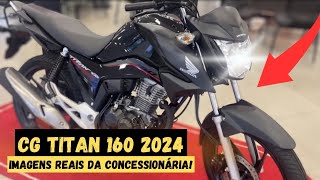 HONDA TITAN 160 2024  CINZA METÁLICO VÍDEO DA CONCESSIONÁRIA [upl. by Dymphia614]