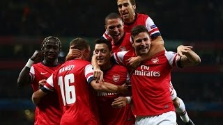 Top 10 Arsenal Goals 201314  HD [upl. by Aicek]