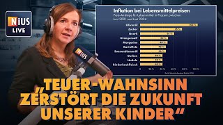 Inflation bei Lebensmittelpreisen kann eine Generation zerstören  NIUS Live vom 24 September 2024 [upl. by Patience]