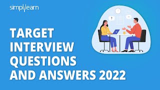 Target Interview Questions and Answers 2022  How to Crack Target Interview  Simplilearn [upl. by Anirtek]