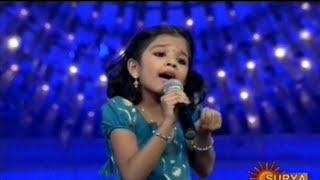 Sreya Jayadeep karmukil varnante chundil Surya singer final performance [upl. by Liddy]