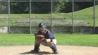 Catcher throwing to second basewmv [upl. by Artinak]