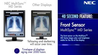 Front Sensor MultiSync MD Series  NEC Display Solutions [upl. by Orfurd]