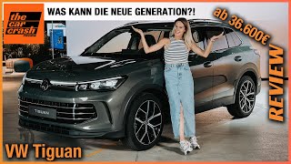 VW Tiguan im Test 2024 Alle Infos zur NEUEN Generation ab 36600€ Review  Innenraum  RLine [upl. by Ellimaj]