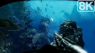 Atlantic Ocean  South America Underwater Operation Call of Duty Ghosts  8K [upl. by Eevets]