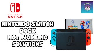 How To Fix Nintendo Switch Dock Issues  Tv Display Problem Solved [upl. by Ileray]