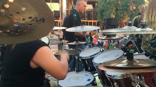 Metaleffers Drum Cam  Immigrant Song Led Zeppelin [upl. by Weisman]