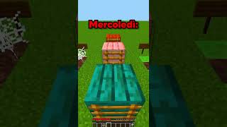 Come passano i giorni della settimana shorts minecraft yoyyouyo [upl. by Bej173]