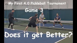 Redemption My First 40 Pickleball Tournament LG spring battle Game 3 [upl. by Anavrin582]