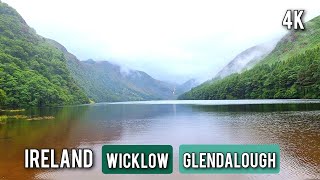 Wicklow Mountains  Glendalough Ireland  Walking Tour  4K [upl. by Leima]