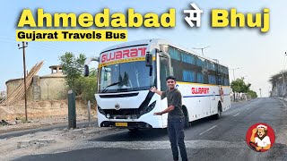 Ahmedabad to Bhuj in Gujarat Travels Bharat Benz AC Sleeper Bus Journey ✨✨  Private Bus Journey 🔥 [upl. by Ita]