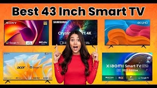 5 top 43 inch smart TVs With 4K Resolution and 3D Sound [upl. by Synned831]