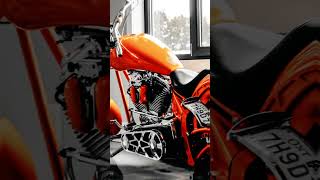 40000 Harley Davidson Softail Custom Orange harleydavidson motorcycle biker 4k quality ducati [upl. by Lertsek64]