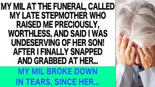 My MIL Insulted My Late Stepmother at Her Funeral But Later She Broke Down in Tears Because [upl. by Massiw]