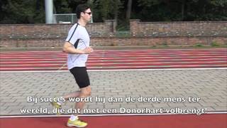 Opnames TV West van Triathleet met donorhart Wouter [upl. by Corwin]