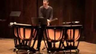 Four Pieces for Timpani 1961  John Bergamo [upl. by Nitsud]