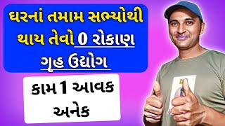 કામ 1 આવક અનેક ગૃહ ઉદ્યોગ માહિતી gruh udhyog work at home gruh udyog mahiti [upl. by Meela]