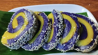 SapinSapin Roll  How to make Sapinsapin Roll  Simple Steps sapinsapin sweet food [upl. by Atnwahsal725]