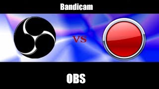 OBS vs Bandicam Что лучше Через что снимать с экрана [upl. by Hnirt211]