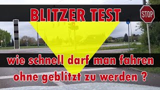 BlitzerTest Ab wann wird man geblitzt Wie schnell darf man fahren ohne geblitzt zu werden [upl. by Stephenson521]