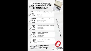 corso formazione politicoamministrativa il Comune  quinta serata [upl. by Ennaid]