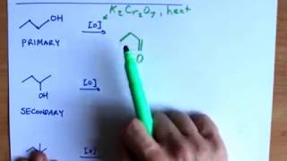 Oxidation of Alcohols Primary Secondary and Tertiary [upl. by Rosene92]