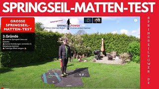 SPRINGSEILMATTEN TEST  Tipps Tricks amp Hinweise zu Seilspringen Unterlagen [upl. by Eciruam]