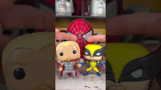 SpiderMan collectibles Who would win funko figurines funkopopaddict funkopop marvel [upl. by Cantlon]