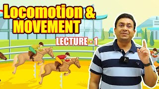 Locomotion and Movement l Lecture 1 l Biology l NEET [upl. by Sherwin439]