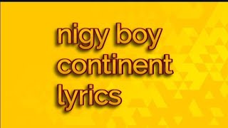 Nigy boy  continent dutty money riddim [upl. by Caughey]