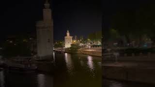 Le fleuve Guadalquivir et la Torre de Oro à Séville 🇪🇸 españa travel seville andalucia [upl. by Jamaal408]