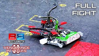 Fire And Sparks Fly In Big Bot Clash  Vengeance in Vegas 2  BattleBots [upl. by Howell]