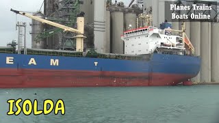 200m Isolda Cargo Ship Moored At Sarnia Docks [upl. by Babcock440]