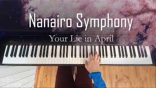 Nanairo Symphony  Your Lie in April OP2 Piano Arr HalcyonMusic  edit [upl. by Pryce380]