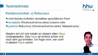 Textlinguistik  Einführung in die Germanistische Sprachwissenschaft [upl. by Scevo892]