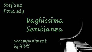 Vaghissima Sembianza아름다운 그대 모습반주Stefano Donaudy [upl. by Cecile]