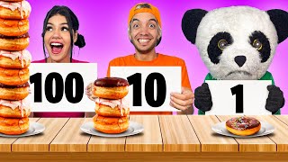 COMIENDO 100 CAPAS DE DULCES CHALLENGE [upl. by Htederem404]