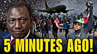 Corrupt Kenyan leaders PANICK as Gen Z takes control of international airports in Kenya [upl. by Yeliah]