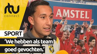 Reactie Miliano Jonathans na Jong AZ  Vitesse 01  RTV Connect [upl. by Nohpets]